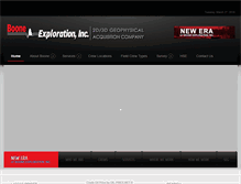 Tablet Screenshot of booneexploration.com